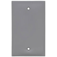 Leviton 80714-GY Wallplate 1-Gang Standard Size Box Mount Nylon Gray