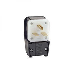 Leviton 9630-P Industrial Grade Angle Plug 30 Amp 250 Volt NEMA 6-30P Black