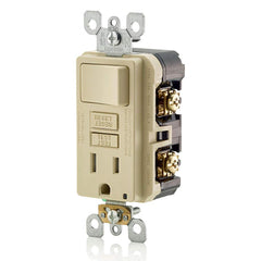 Leviton GFSW1-I SmartlockPro Slim GFCI Combination Switch Tamper-Resistant Receptacle