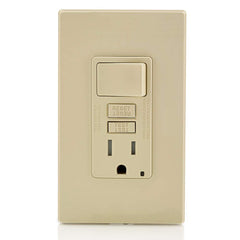 Leviton GFSW1-I SmartlockPro Slim GFCI Combination Switch Tamper-Resistant Receptacle