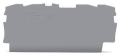 WAGO 2000-14912 End and Intermediate Plate 0.7mm Gray