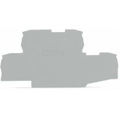 WAGO 2002-2791 End Plate, Polyamide, Gray, 0.031 Inch Width