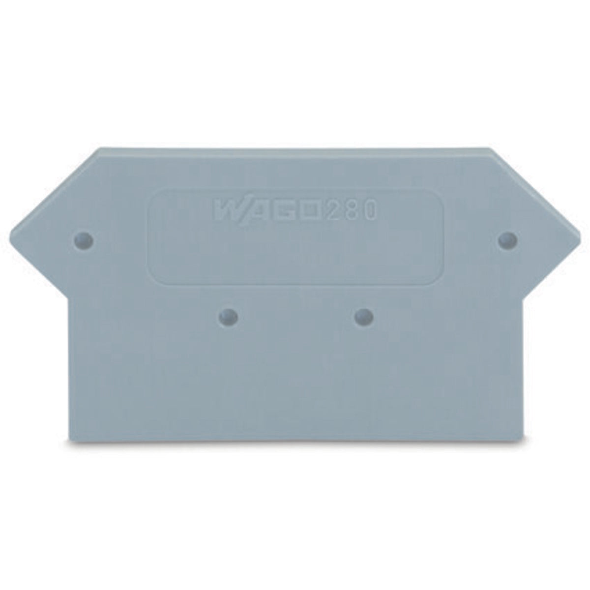 WAGO 280-330 End and Intermediate Plate 2.5mm Gray