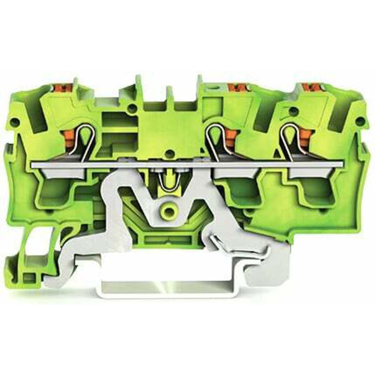 WAGO 2204-1307 Terminal Block Topjob S Series Green-Yellow 1 Grounding