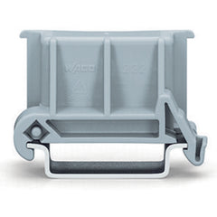 WAGO 222-510 Angled DIN-rail Adapter for DIN-35 Rail Mounting, Gray