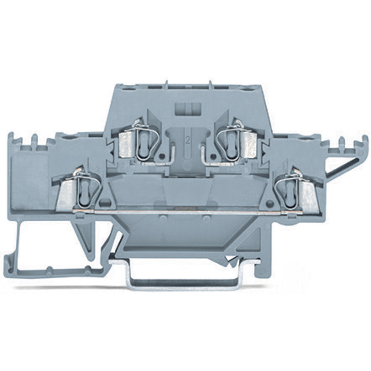 WAGO 280-528 Terminal Block 10A Gray Double Deck