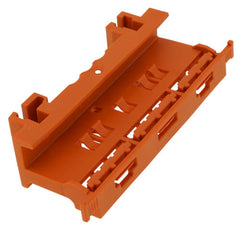 WAGO 221-500 Mounting Carrier for DIN-35 Rail/Panel Mount, Orange, Polyamide (PA66)