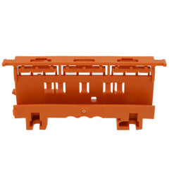 WAGO 221-500 Mounting Carrier for DIN-35 Rail/Panel Mount, Orange, Polyamide (PA66)