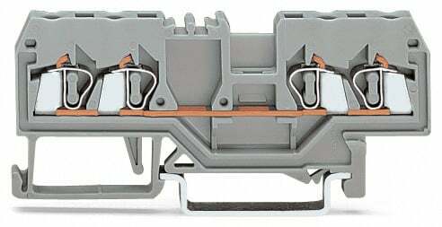 WAGO 280-832 Feed-Through Terminal Block 20A Yellow 1 Pole