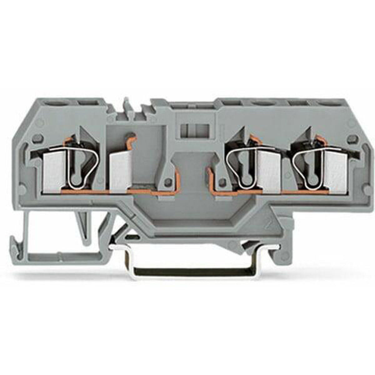 WAGO 281-610 Terminal Block DIN Rail Mount Carrier Gray 10A Replacement 281-610