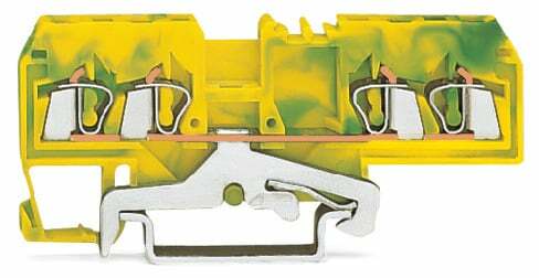 WAGO 280-677 Ground/Earthing Terminal Block 1 Level Green-Yellow