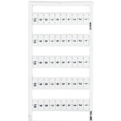 WAGO 793-602 WMB Marking Card Vertical Snap-on Type White