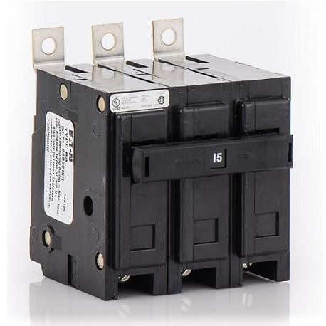 Eaton BAB3015H QuickLag Type BAB Miniature Circuit Breaker 240VAC 15A 10kAIC 3-Pole