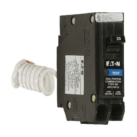 Eaton BRN120AF Arc Fault Circuit Interrupter 20 Amp Single Pole Plug-in