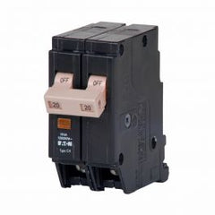 Eaton CHF220 Circuit Breaker 20 Amp 120/240V 2-Pole Black