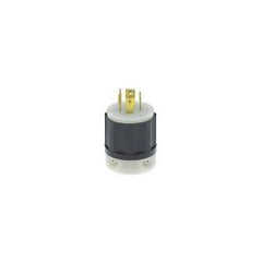 Leviton 2411 Locking Plug 20 Amp 125/250 Volt L14-20P Industrial Grade Grounding