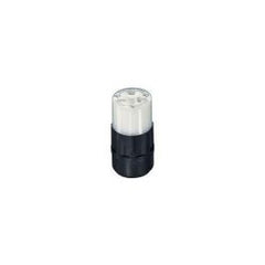 Leviton 5469-C Industrial Grade Nylon Connector 250 Volt 20 Amp Black-White