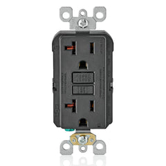 Leviton GFNT2-E GFCI Receptacle 20A 125V Black Non-Tamper Resistant