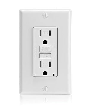 LEVITON GFTR1-E SmartlockPro GFCI Tamper-Resistant Receptacle 15A 125V