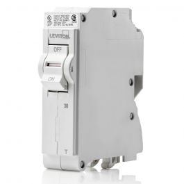 Leviton LB130-T Standard Branch Circuit Breaker 120/240 VAC 30A 1-Pole Thermal Magnetic