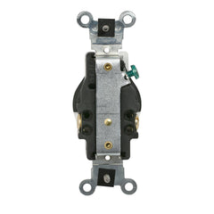 Leviton W5461-T0E Single Receptacle Outlet 20 Amp 250 Volt Black