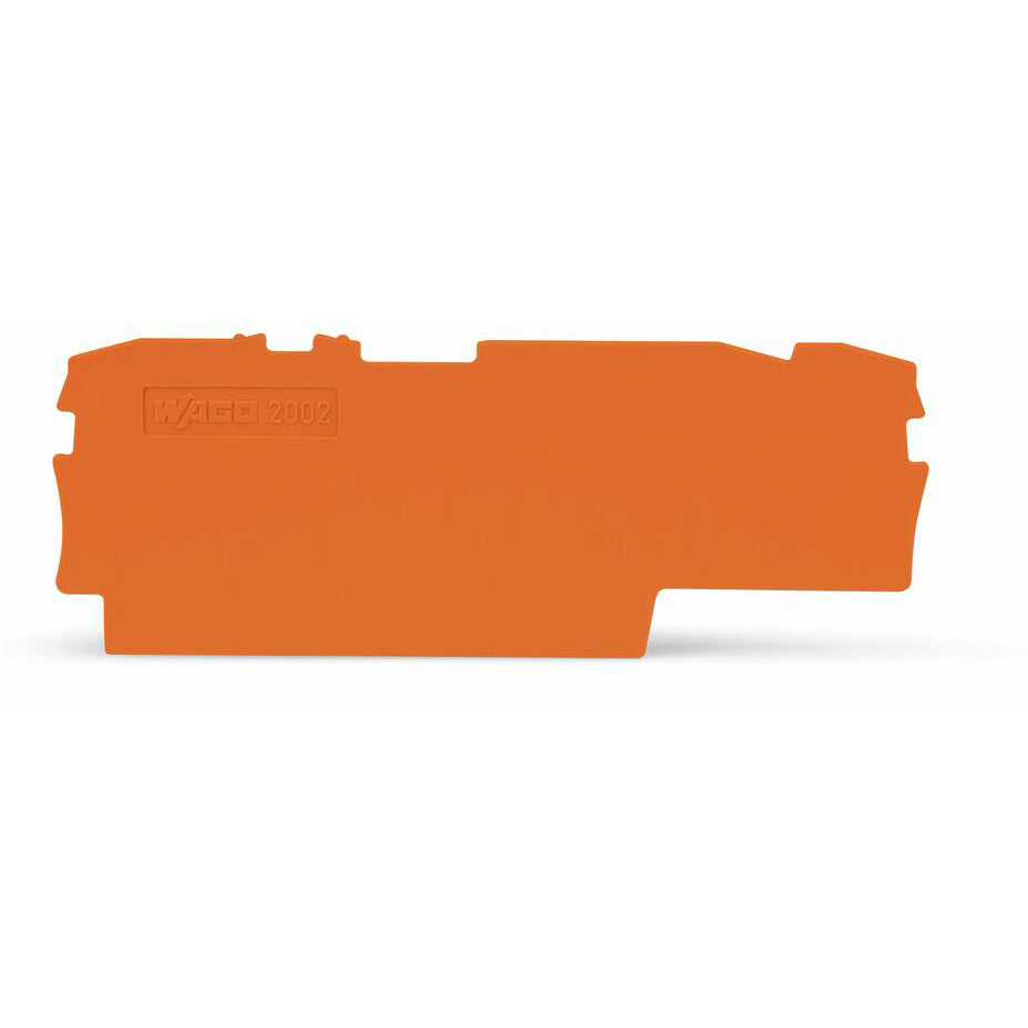 WAGO 2002-1792 End and Intermediate Plate for TOPJOB S Series 1mm Orange