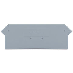 WAGO 280-316 End and Intermediate Plate 2.5mm Width Gray