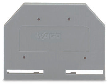 WAGO 281-301 End and Intermediate Plate 3mm Gray