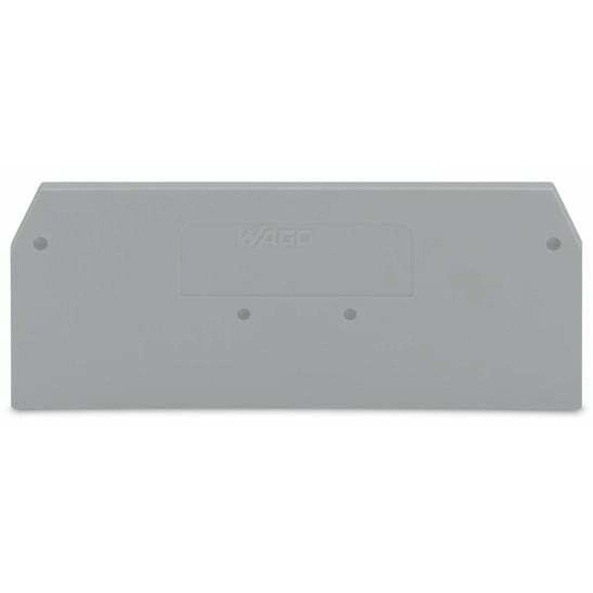 WAGO 281-324 End Plate 2.5mm Gray