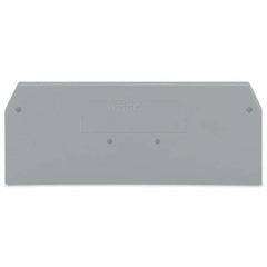 WAGO 281-324 End Plate 2.5mm Gray