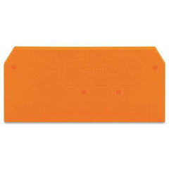 WAGO 280-309 End Plate 2.5mm Orange Polyamide PA66