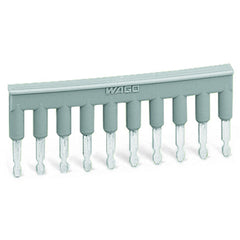 WAGO 280-490 Insulated Push-In Type Jumper Bar 10-Way 10-Poles Gray