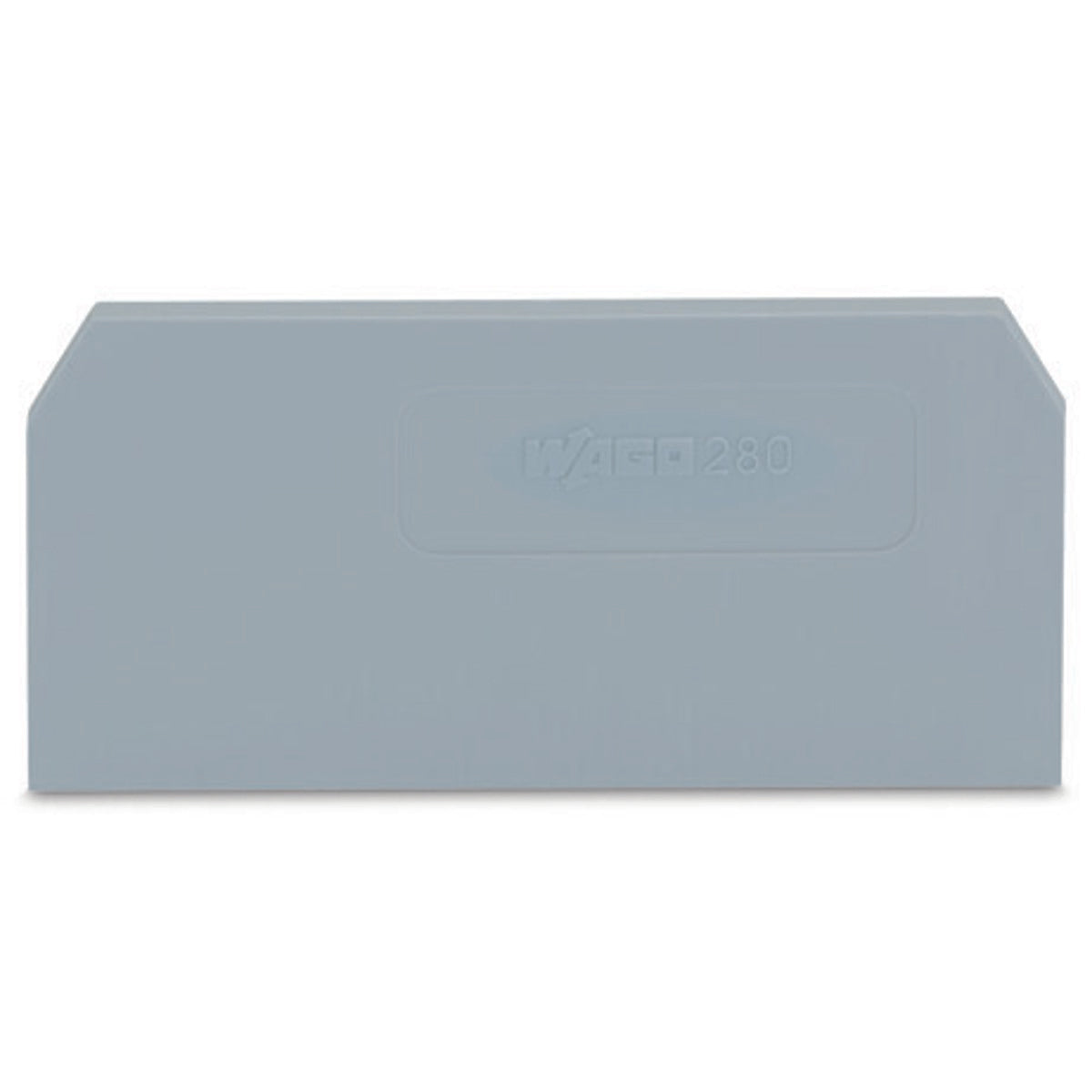 WAGO 280-308 End and Intermediate Plate 2.5mm Gray