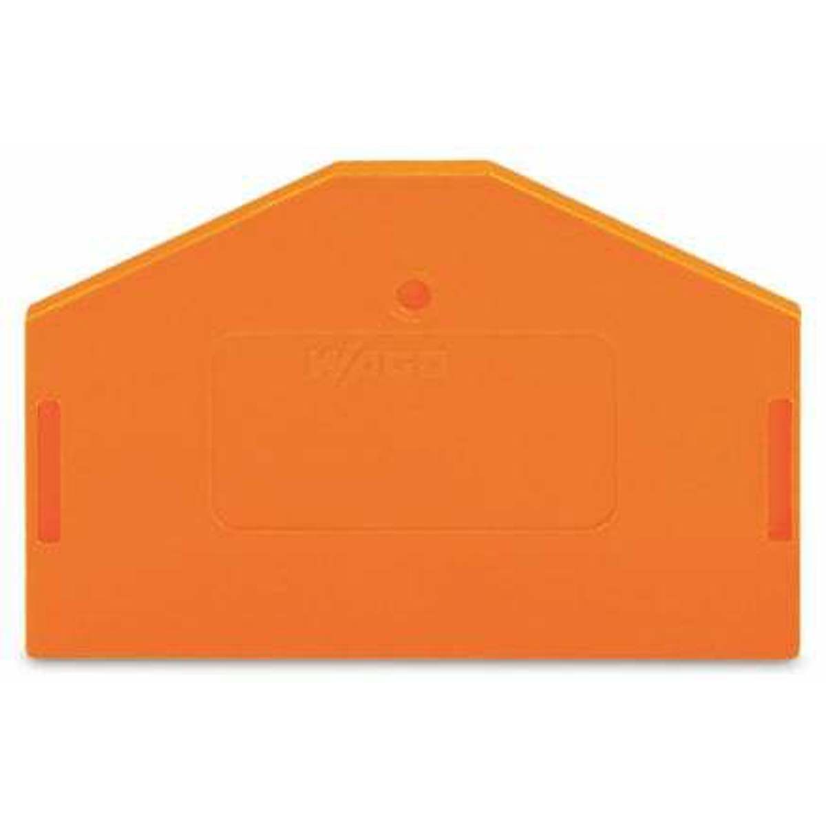 WAGO 281-313 End and Intermediate Plate Orange 25mm Width