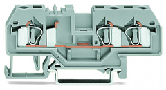 WAGO 281-681 Terminal Block 32A Feed-Through Gray DIN-35 Rail Mount