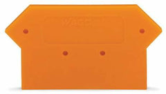 WAGO 283-317 End and Intermediate Plate 4mm Orange