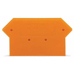 WAGO 282-317 End and Intermediate Plate 4mm Orange