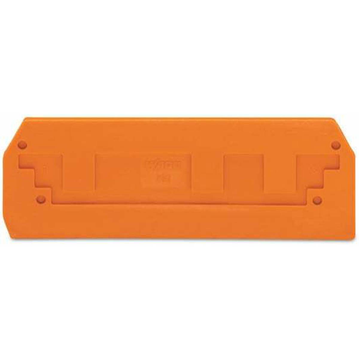 WAGO 282-339 End and Intermediate Plate 2.5mm Orange