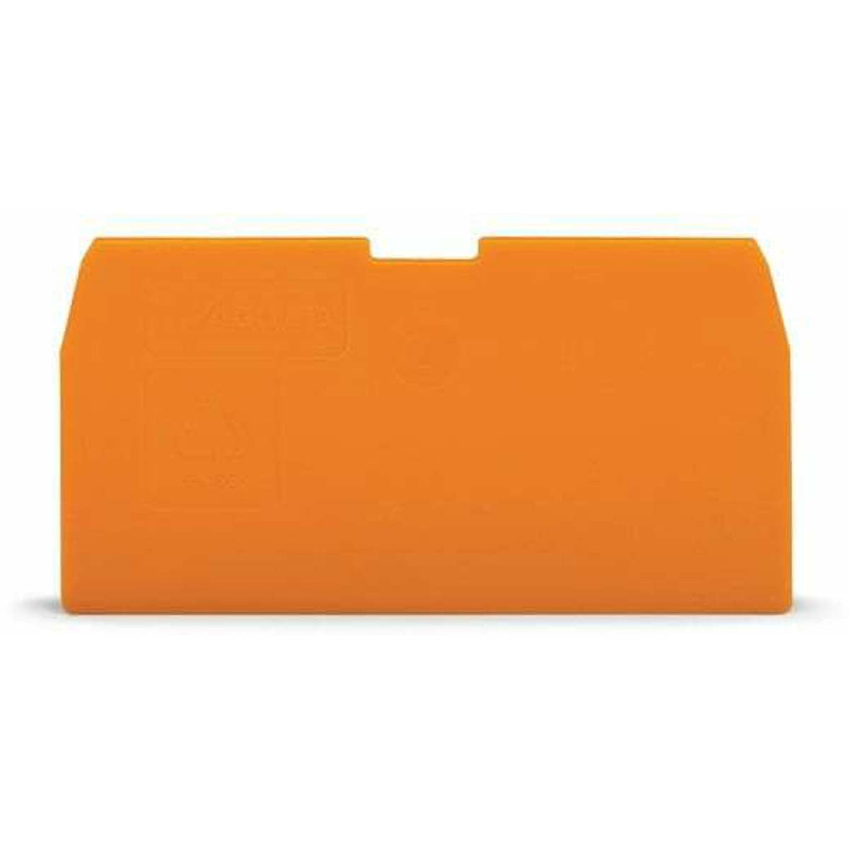 WAGO 870-944 End and Intermediate Plate 1mm Orange