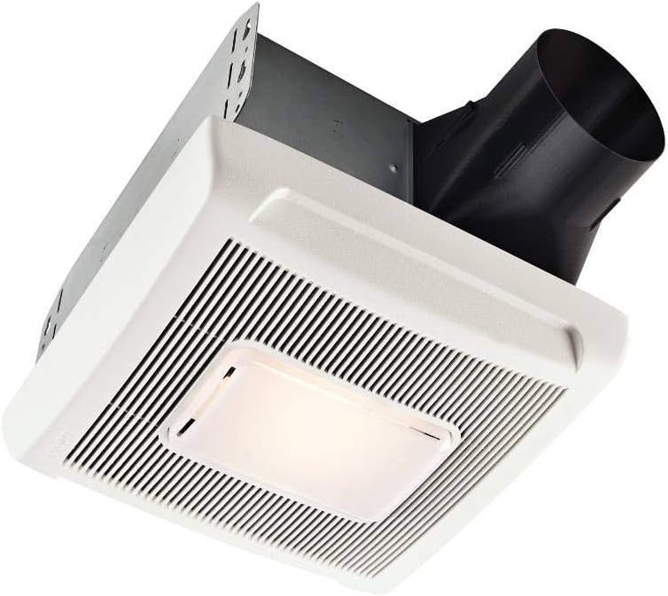 Broan-NuTone A70L Ventilation Fan 70 CFM 2.0 Sones with Light White