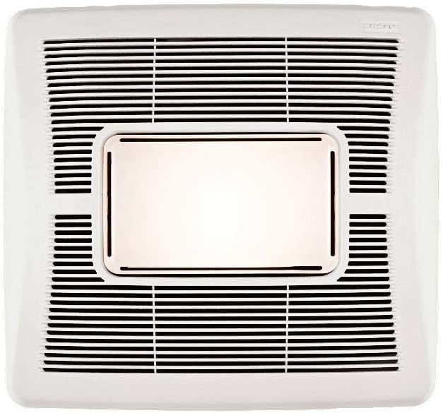 Broan-NuTone A70L Ventilation Fan 70 CFM 2.0 Sones with Light White