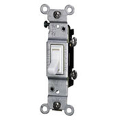 Leviton 2651-2I Toggle CO/ALR Single-Pole AC Quiet Switch, 15 Amp, 120 Volt, Ivory