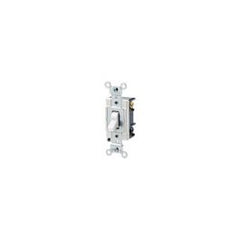 Leviton 1223-SGY 3-Way AC Quiet Toggle Switch 120/277 Volt 20 Amp Heavy Duty Industrial Grade