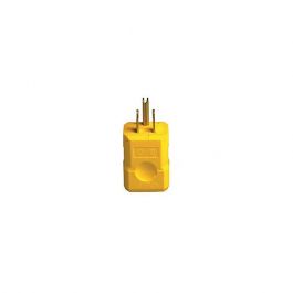 Leviton 5256-VY Straight Blade Plug 15A 125V Yellow