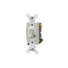 Leviton 54503-2I 3-Way AC Quiet Toggle Switch 15 Amp 120/277 Volt Ivory