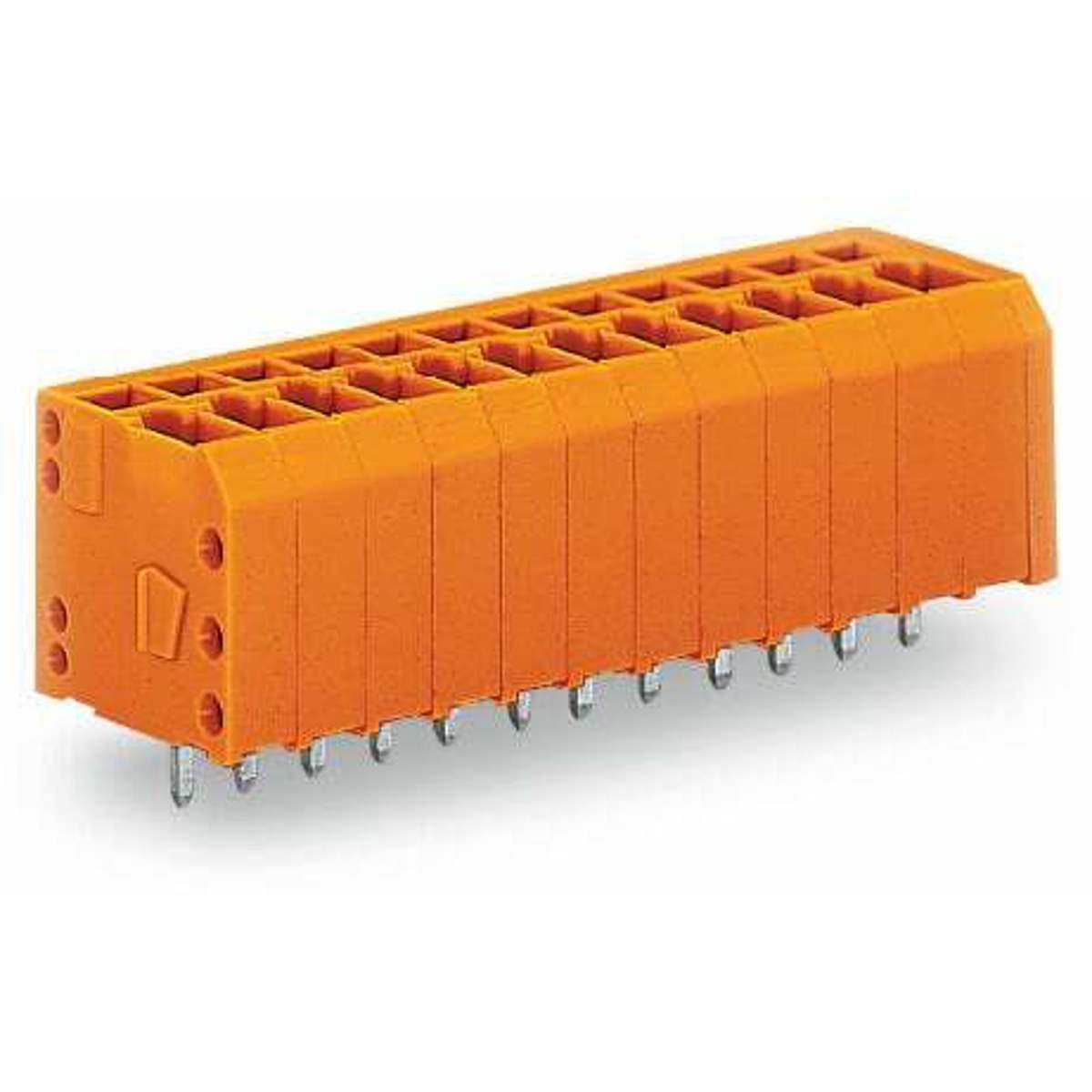 WAGO 739-333 PCB Terminal Block 1.5 MM 3-Pole CAGE CLAMP 1.50 MM Orange