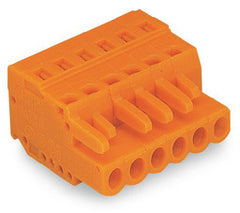 WAGO 231-302/026-000 1-Conductor Female Connector 2-Pole Orange