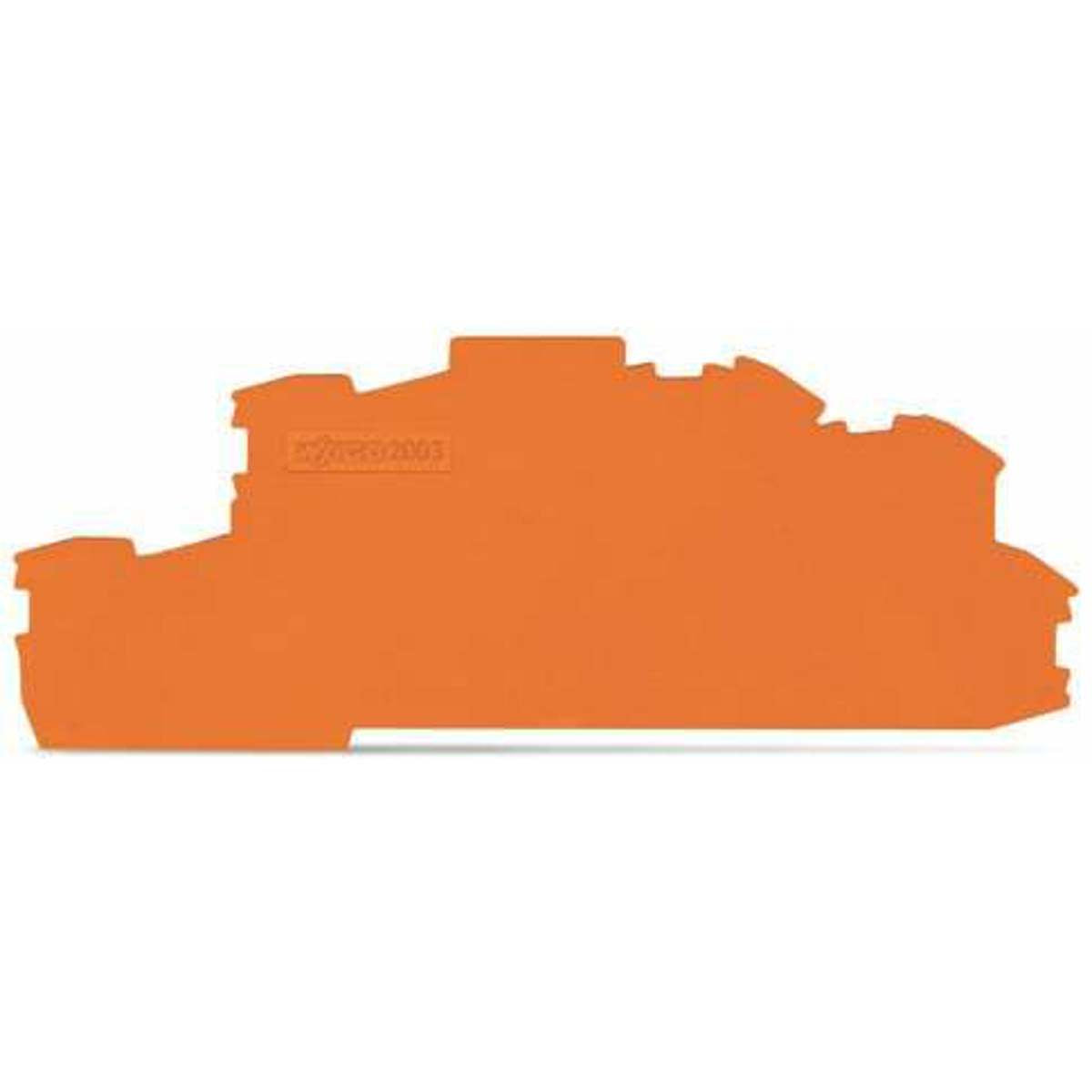 WAGO 2003-6692 End and Intermediate Plate Topjob S Series Orange 0.8mm