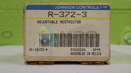 JOHNSON CONTROLS Johnson Controls R-372-3 Adjustable Restrictor HVAC Control Accessory