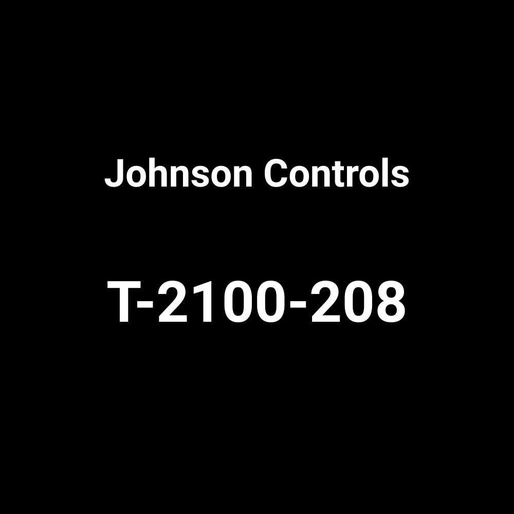 JOHNSON CONTROLS Johnson Controls T-2100-208 Thermometer -40 to 160 Degrees Fahrenheit
